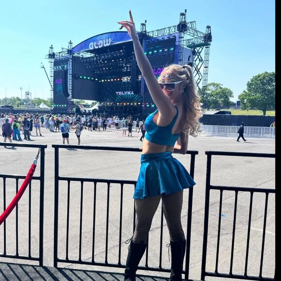 Coquetry clothing Ocean Sparkle Skirt - Picture 2 of 11